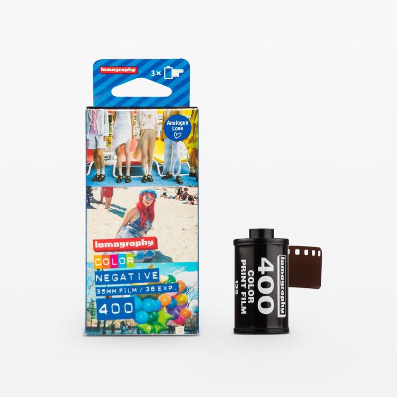 Lomography Color Negative 35 mm ISO 400 – Pack de 3