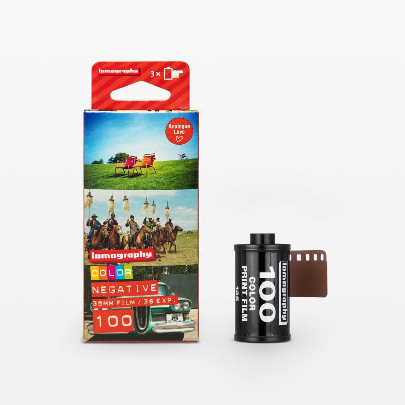 Lomography Color Negative 35 mm ISO 100 – Pack de 3